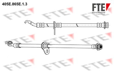 FTE 405E.865E.1.3 Тормозной шланг  для FIAT SEDICI (Фиат Седики)