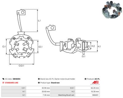 Vorschau Halter, Kohlebürsten Ansicht 2