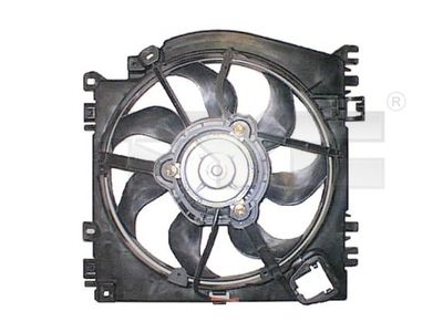 Вентилятор, охлаждение двигателя TYC 828-1007 для RENAULT CLIO