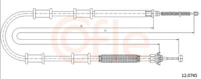 CABLU FRANA DE PARCARE