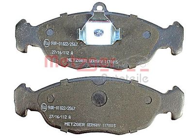 Brake Pad Set, disc brake 1170015