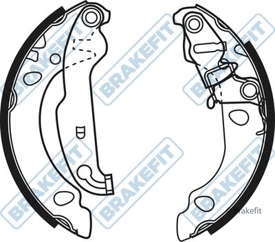 APEC Brake Shoe Set BSH1027