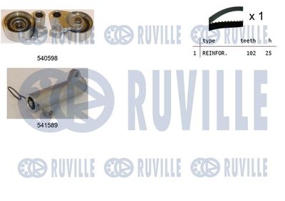 Комплект ремня ГРМ RUVILLE 550267 для TOYOTA 4 RUNNER