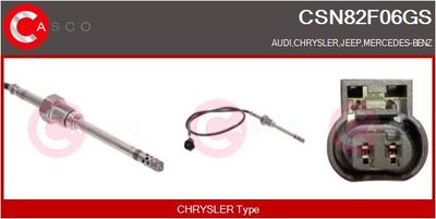 SENZOR TEMPERATURA GAZE EVACUARE CASCO CSN82F06GS