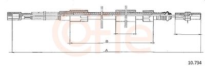 CABLU FRANA DE PARCARE