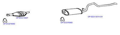 Изпускателна система OPTIMAL OP-EXSCR002