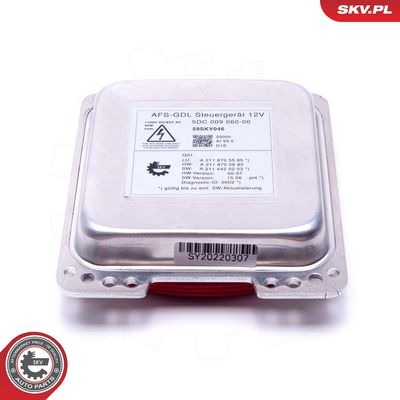 Valdymo blokas, žibintai