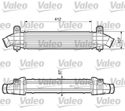 VALEO 817238 Интеркулер  для FORD (Форд)