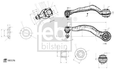 Wahacz, zawieszenie koła FEBI BILSTEIN 185576