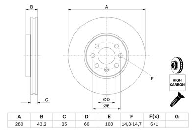 Brake Disc 0 986 479 B68