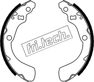 Комплект тормозных колодок fri.tech. 1044.019 для HONDA LOGO