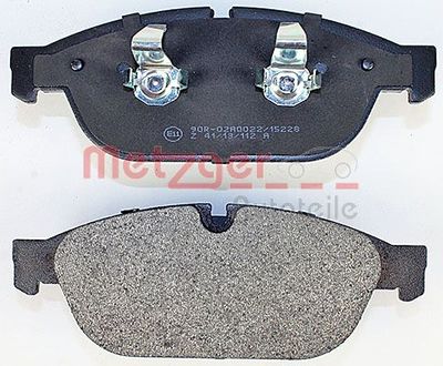 BREMSBELAGSATZ SCHEIBENBREMSE METZGER AUTOTEILE 1170657 2