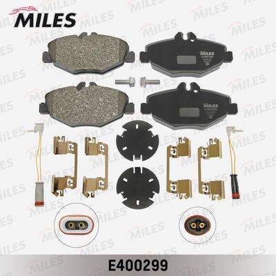Комплект тормозных колодок, дисковый тормоз MILES E400299 для MERCEDES-BENZ E-CLASS