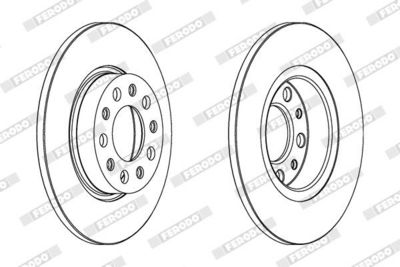 DISC FRANA FERODO DDF1452 1