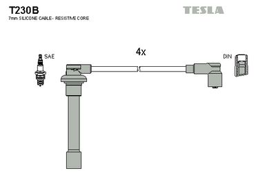 SET CABLAJ APRINDER TESLA T230B