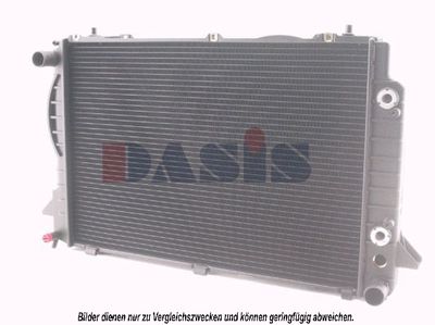 Радиатор, охлаждение двигателя AKS DASIS 481410N для AUDI CABRIOLET