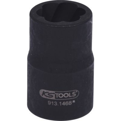 KS Tools Silový nástrčný ořech se spirálovým profilem 1/2", 13 mm 913.1468