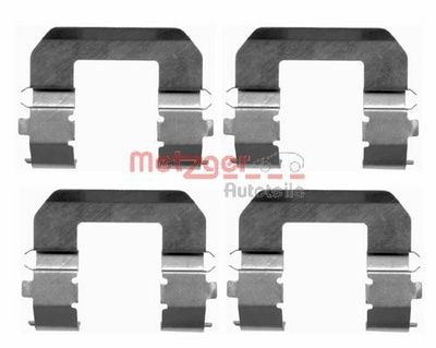 Комплектующие, колодки дискового тормоза METZGER 109-1617 для HYUNDAI XG