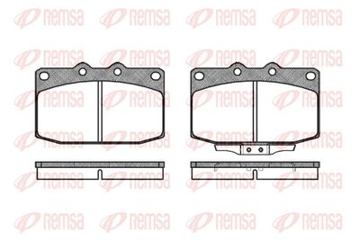 Brake pad set, disc brake
