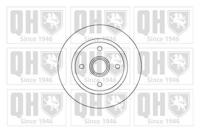 QUINTON HAZELL BDC3650 Тормозные диски для HONDA PRELUDE II (AB)