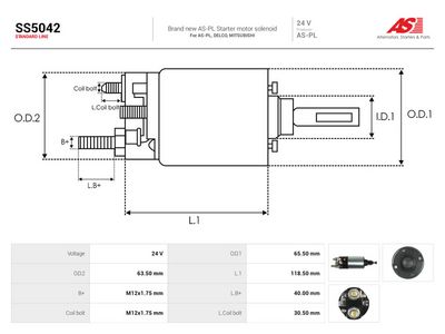 Magnetafbryder, starter AS-PL SS5042