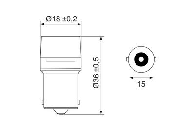 BEC LAMPA SPATE BOSCH 1987302652 5