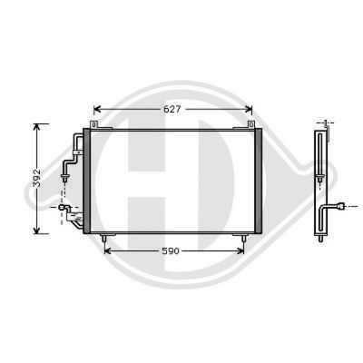 CONDENSATOR CLIMATIZARE DIEDERICHS 8424100
