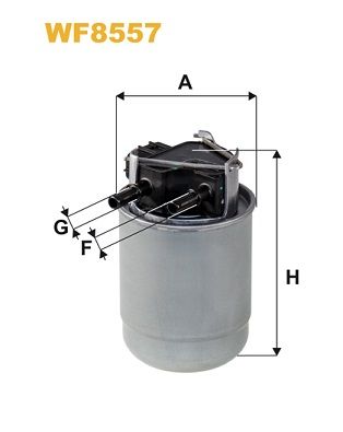 Fuel Filter WIX FILTERS WF8557