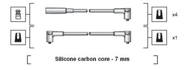 Комплект проводов зажигания MAGNETI MARELLI 941318111020 для TRIUMPH SPITFIRE