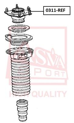 ASVA 0311-REF Опора амортизатора для HONDA CR-V III (RE_) 2.0 i-VTEC 4WD (RE5, RE2) ASVA 0311-REF Опора амортизатора для HONDA CR-V III (RE_) 2.0 i-VTEC 4WD (RE5, RE2)
