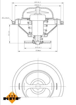 Thermostat, coolant 725096