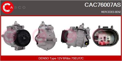 COMPRESOR CLIMATIZARE CASCO CAC76007AS