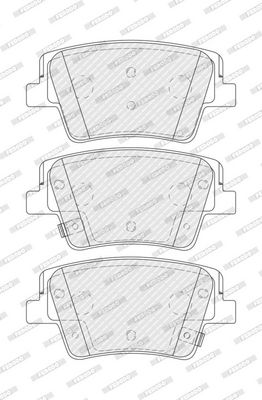 SET PLACUTE FRANA FRANA DISC FERODO FDB5521 2