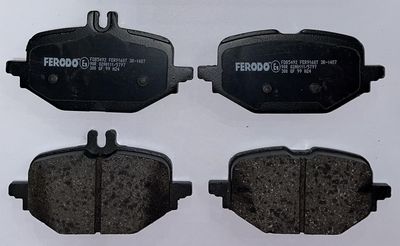 Remblokken set Achter , past: MERCEDES C ALL-TERRAIN (S206), C T-MODEL (S206), C (W206), CLE (A236), CLE (C236), E ALL-TERRAIN (S214), E T-MODEL (S214), E (W214) 1.5H-3.0H 03.21-