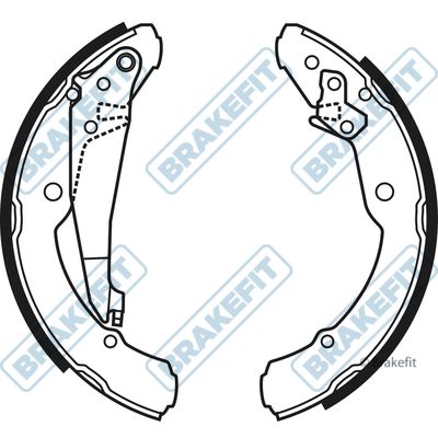 APEC Brake Shoe Set BSH1016