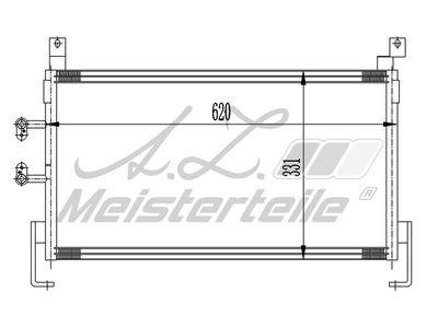 кондензатор, климатизация A.Z. Meisterteile AZMT-45-030-1227