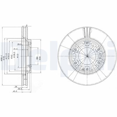 DISC FRANA DELPHI BG3193