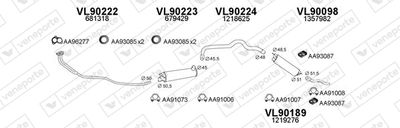 ABGASANLAGE VENEPORTE 900142