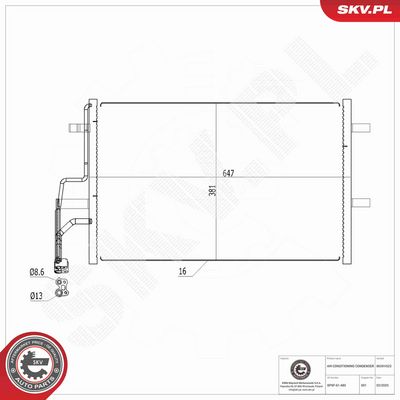CONDENSATOR CLIMATIZARE ESEN SKV 86SKV622 6