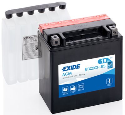 Стартерная аккумуляторная батарея EXIDE ETX20CH-BS для MOTO GUZZI QUOTA