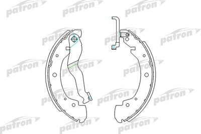 Комплект тормозных колодок PATRON PSP428 для MERCEDES-BENZ SPRINTER