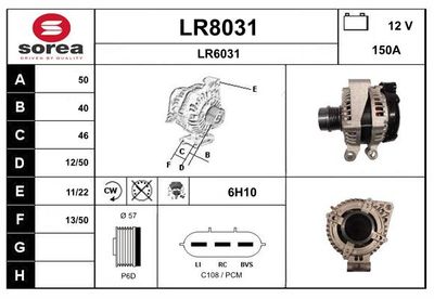 GENERATOR SNRA LR8031