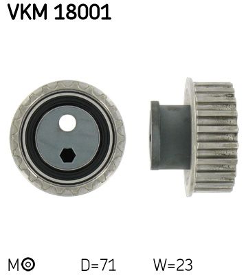 SKF VKM 18001 Натяжной ролик ремня ГРМ  для BMW 5 (Бмв 5)