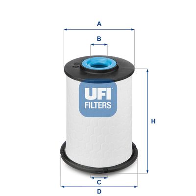 Топливный фильтр UFI 26.033.00 для CHEVROLET TRAX
