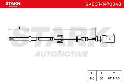 датчик, температура на изгорелите газове STARK SKEGT-1470048