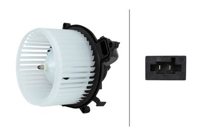 вентилатор вътрешно пространство HELLA 8EW 366 402-581