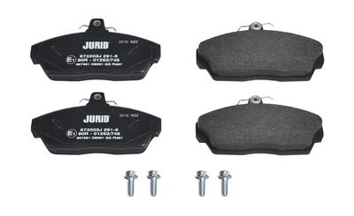 BREMSBELAGSATZ SCHEIBENBREMSE JURID 573203J