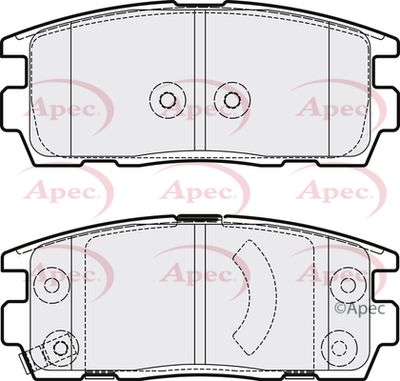 Brake Pad Set APEC PAD1573