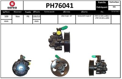 HYDRAULIKPUMPE LENKUNG EAI PH76041