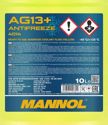 Nemrznoucí kapalina MANNOL MN4014-10